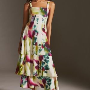 By Anthropologie Tiered Maxi Dress